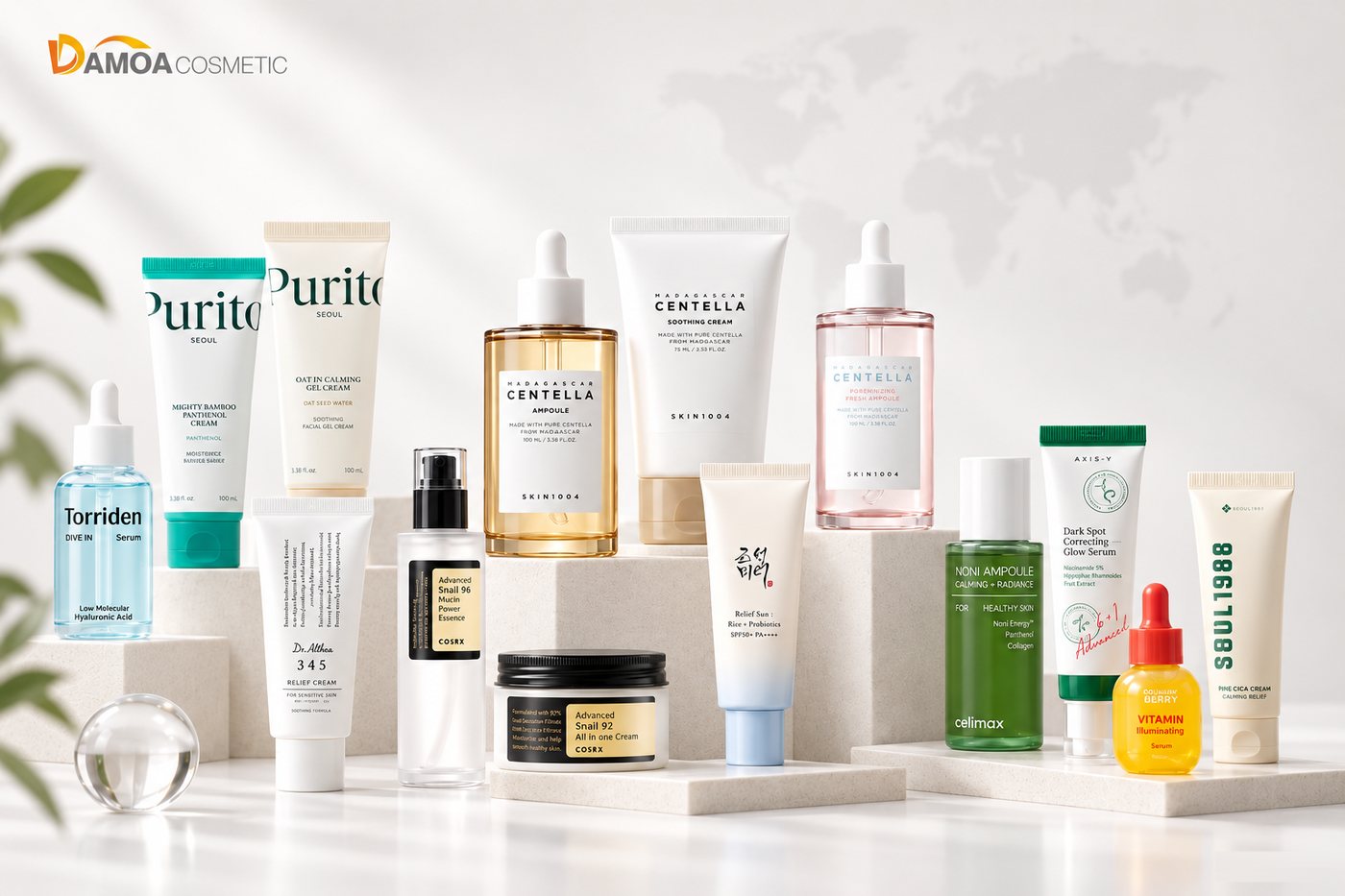 Damoa Cosmetic B2B distribution products